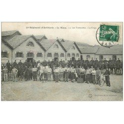 72 LE MANS. Régiment Artillerie 1908 Trompettes et la Forge