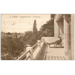 carte postale ancienne 72 LE MANS. Solarium Clinique Saint-Cosme 1938