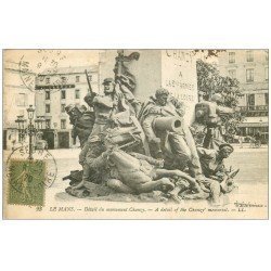 carte postale ancienne 72 LE MANS. Statue Chanzy 1920