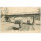 carte postale ancienne 72 LE MANS. Tramway Neslé Avenue de Pontlieue et Pont du Chemin de Fer. Timbre Taxe 1910