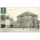 carte postale ancienne 72 MAMERS. Le Théâtre 1909 avec Vespasiennes