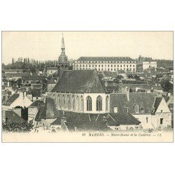 carte postale ancienne 72 MAMERS. Notre-Dame et Caserne