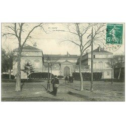 carte postale ancienne 14 CAEN. La Préfecture 1910