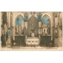 carte postale ancienne 72 PELERINAGE DE NOTRE-DAME DU CHÊNE. Basilique Chapelle Saint-Joseph