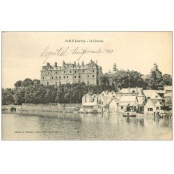 carte postale ancienne 72 SABLE SUR SARTHE. Le Château 1916