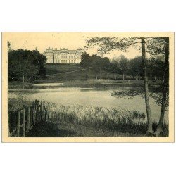 carte postale ancienne 72 SABLE SUR SARTHE. Le Château Etang et Parc 1952