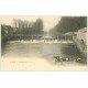 carte postale ancienne 14 CAEN. Laveuses Lavandières près de la Passerelle vers 1900