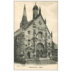 carte postale ancienne 72 SAINT-CALAIS. Eglise