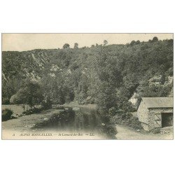 carte postale ancienne 72 SAINT-LEONARD-DES-BOIS. Corps de Ferme 1914