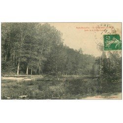 carte postale ancienne 72 SAINT-LEONARD-DES-BOIS. Jetée Forge Collet 1916