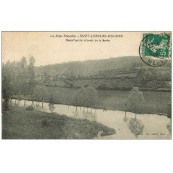 carte postale ancienne 72 SAINT-LEONARD-DES-BOIS. Le Haut-Fourché et Sarthe 1910