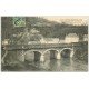 carte postale ancienne 72 SAINT-LEONARD-DES-BOIS. Le Pont 1907