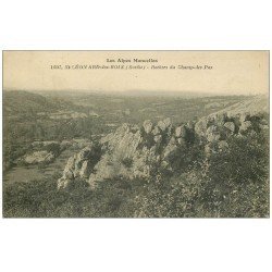 carte postale ancienne 72 SAINT-LEONARD-DES-BOIS. Rochers du Champ-des-Pas