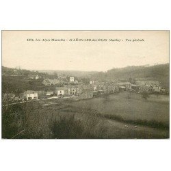 carte postale ancienne 72 SAINT-LEONARD-DES-BOIS. Vue générale n°1891