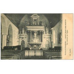 carte postale ancienne 72 SAINT-REMY-DES-MONTS. L'Eglise