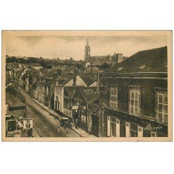 72 SILLE-LE-GUILLAUME. Rue du Docteur Touchard 1946 Garage Moderne et affiche Phoscao