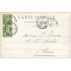 carte postale ancienne 72 SOLESMES. 1899 Abbaye Bénédictins 1899