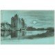 carte postale ancienne 72 SOLESMES. Abbaye 1903 carte bleutée