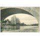 carte postale ancienne 72 SOLESMES. Abbaye sous le Pont