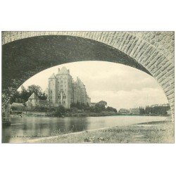 carte postale ancienne 72 SOLESMES. Abbaye sous le Pont