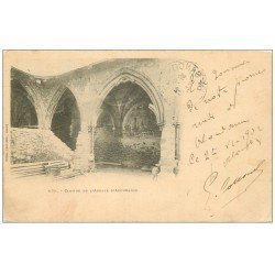 carte postale ancienne 74 ABONDANCE. Abbaye Cloître 1902