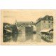 carte postale ancienne 74 ANNECY. Le Canal et Lavoir