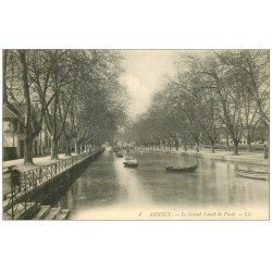 carte postale ancienne 74 ANNECY. Le Grand Canal du Vassé