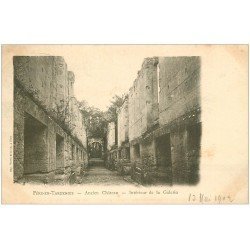 carte postale ancienne 02 FERE-EN-TARDENOIS. Galerie Ancien Château 1902