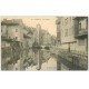 carte postale ancienne 74 ANNECY. Les Canaux avec petite animation. Affiche Van Houten