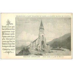 carte postale ancienne 74 ANNECY. Monastère Visitation Sanctuaire