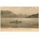 carte postale ancienne 74 ANNECY. Pêcheur sur Lac Tournette 1922