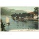 carte postale ancienne 74 ANNECY. Port et Mont Veyrier