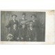 74 ANNECY. Rare Carte Photo d'un Groupe à la Noce ou de Conscrits. Journal l'Auto