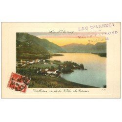 carte postale ancienne 74 ANNECY. Talloires vu Villa du Coron 1912