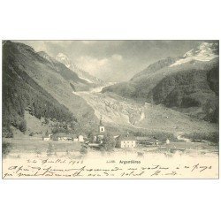 carte postale ancienne 74 ARGENTIERE. Village 1903