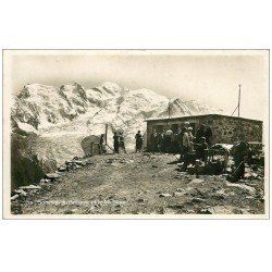 74 BREVENT. Refuge au Sommet et le Mont Blanc. Carte Photo 1936