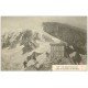 carte postale ancienne 74 CABANE DU COUVERCLE Et le Mont Blanc Alpinistes