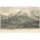 carte postale ancienne 74 CHAINE DU MONT BLANC. Vu du Prarion