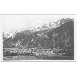 carte postale ancienne 74 CHAMONIX. Chaîne Aiguilles Dru