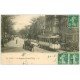 carte postale ancienne 14 CAEN. Tramway Boulevard Saint-Pierre 1921. Pont de Courtonne Venoix