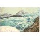 carte postale ancienne 74 CHAMONIX. Glacier Bossons Alpiniste 1905