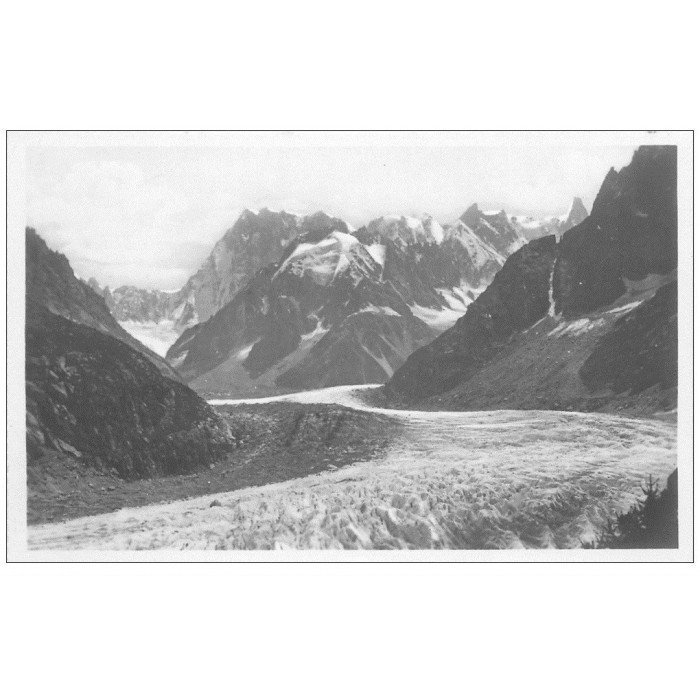 Ancienne Carte Postale CPA 74 Chamonix – Le Chapeau Et La Mer De Glace (Début 1900)