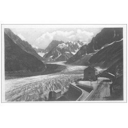 carte postale ancienne 74 CHAMONIX. Mer de Glace Montenvers