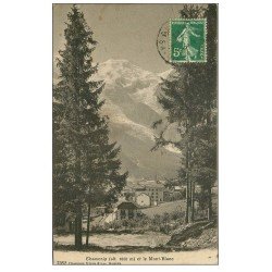 carte postale ancienne 74 CHAMONIX. Mont Blanc 1913 n°7052