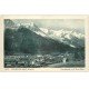 carte postale ancienne 74 CHAMONIX. Mont Blanc 1948