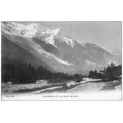 carte postale ancienne 74 CHAMONIX. Mont-Blanc 1906