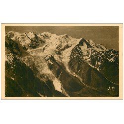 carte postale ancienne 74 CHAMONIX. Mont-Blanc 1945
