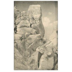 carte postale ancienne 74 CHAMONIX. Séracs Jontion. Alpinisme et Ascension