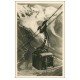 74 CHAMONIX. Téléférique Plan Praz et Mont Blanc. Personnage au dehors