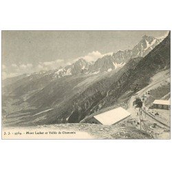 carte postale ancienne 74 CHAMONIX. Train Mont Lachat et Vallée